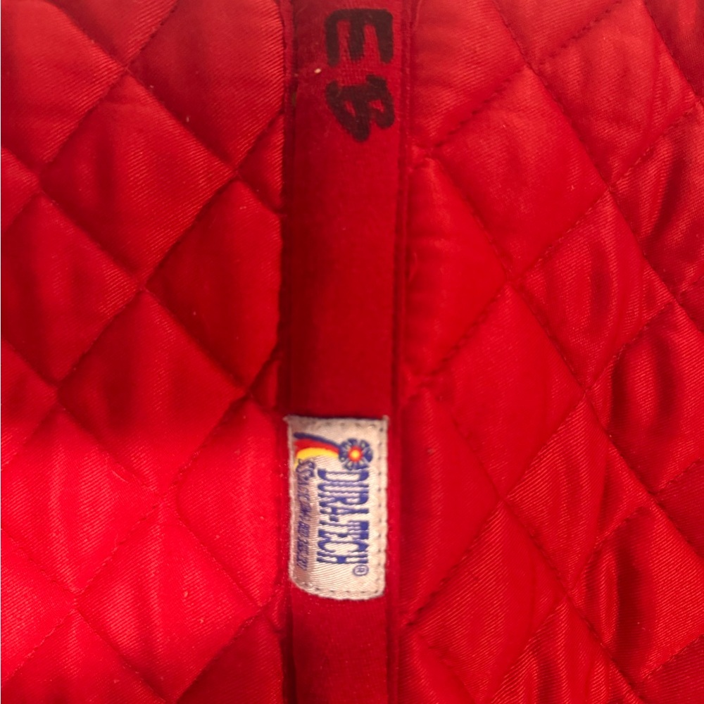 Duratech Red Quilted Hunt Seat Saddle Pad